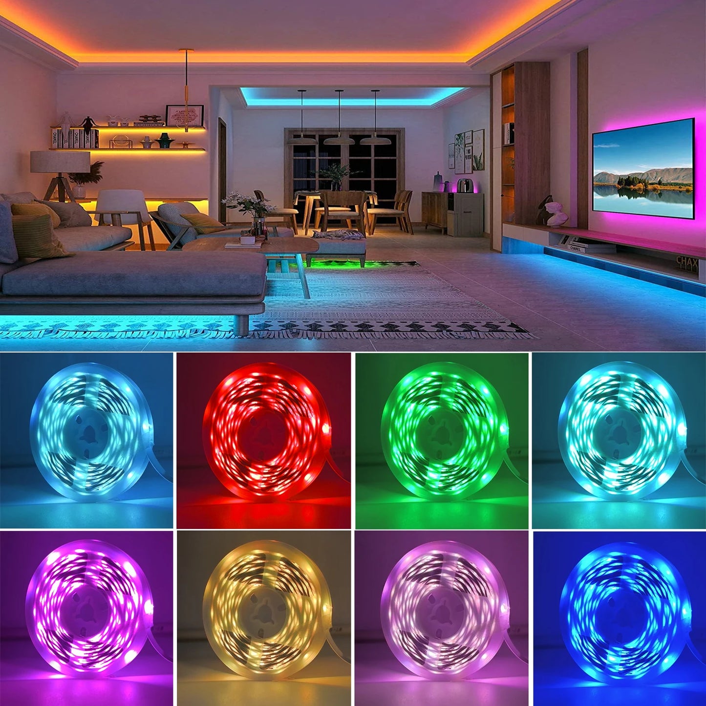 Krenyx™ Smart Ambient LED Strip Lights